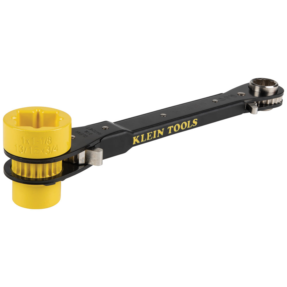 Klein 6-in-1 Heavy-Duty Lineman's Ratcheting Wrench