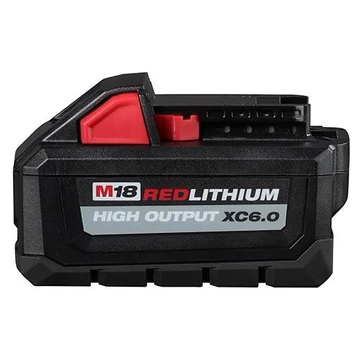 Milwaukee M18 Red Lithium 6.0Ah High Output Battery - T and A Tools