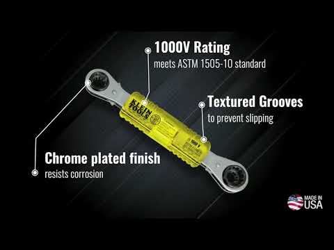 Klein Lineman's Insulating 4-in-1 Wrench