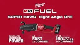 Milwaukee M18 FUEL SUPER HAWG Right Angle Drill w/ QUIK-LOK (Tool Only) - T and A Tools