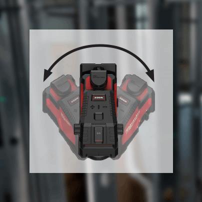 Milwaukee Green 100 ft. Cross Line and Plumb Points Rechargeable Laser Level - T and A Tools