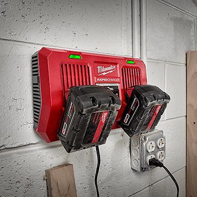 Milwaukee M18 Dual Bay Simultaneous Rapid Charger - T and A Tools