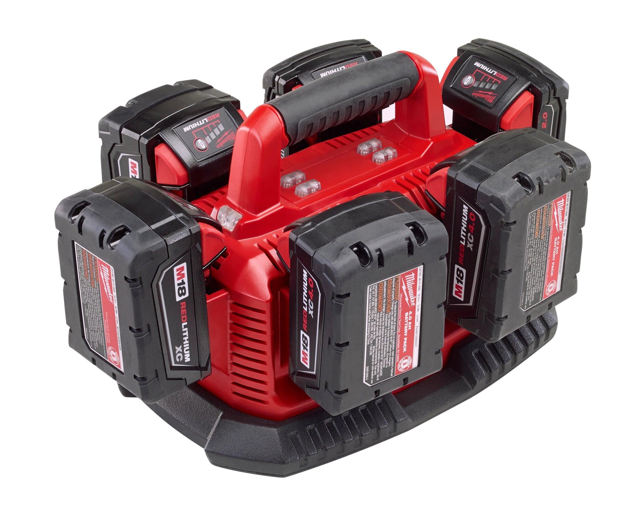 Milwaukee M18 Six Pack Sequential Charger - T and A Tools