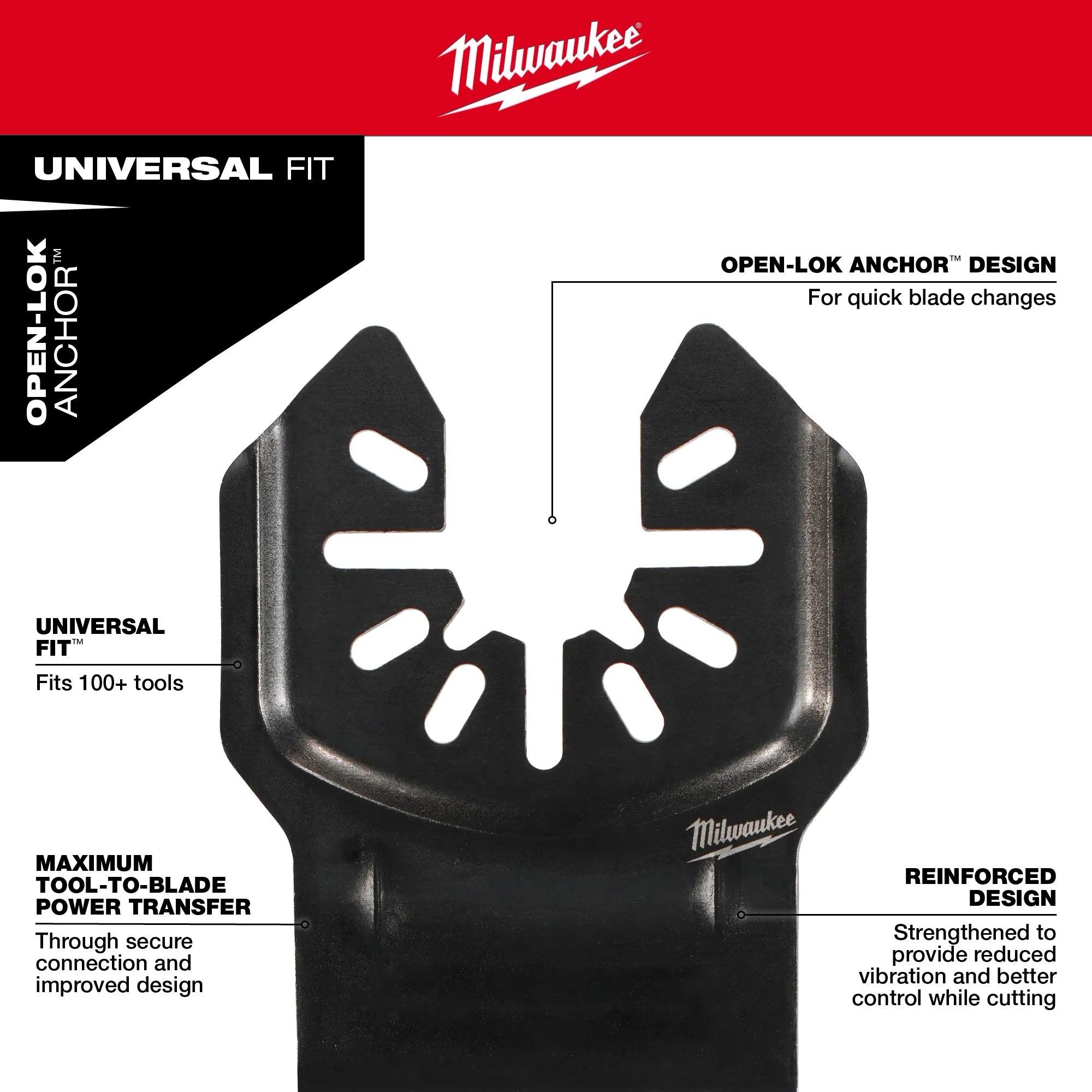 Milwaukee OPEN-LOK Multi-Tool Blade 6pc Kit - T and A Tools