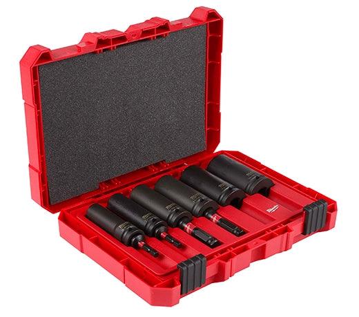 Milwaukee SHOCKWAVE Impact Duty Linemans 10pc Socket Set - T and A Tools