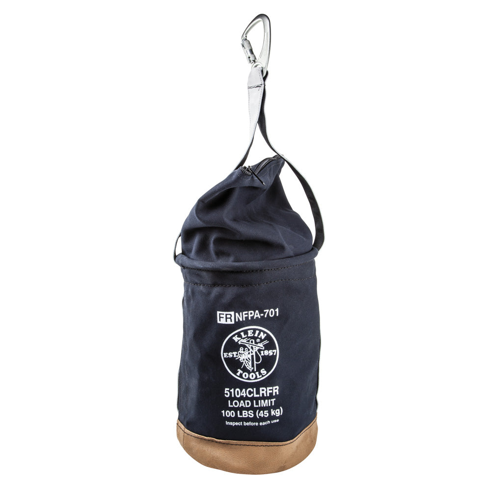 Klein Tools Flame-Resistant Canvas Bucket w/Top