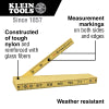 Klein Tools Fiberglass Ruler Inside Read