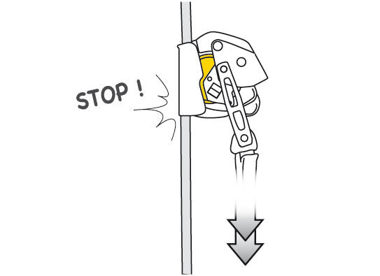 Petzl ASAP® LOCK Mobile fall arrester with locking function and YATES ANSI FR Lanyard