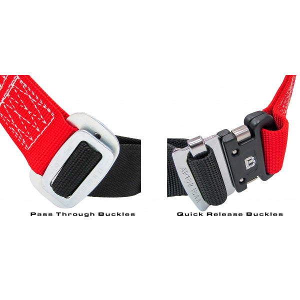 Bashlin "X" Style Harness with nylon loop back attachment Q683XAX-M