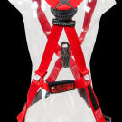 Bashlin "X" Style Harness with nylon loop back attachment Q683XAX-M