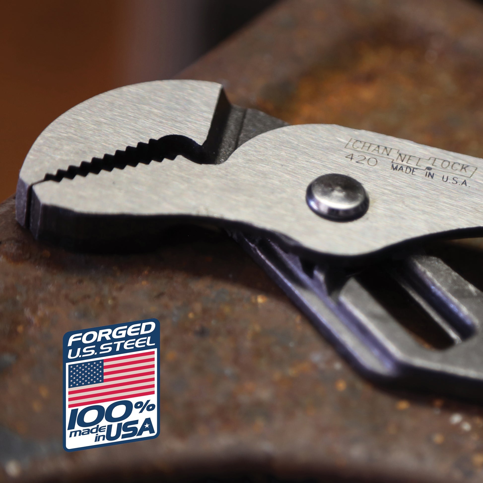 CHANNELLOCK 420 9.5-inch Straight Jaw Tongue & Groove Pliers