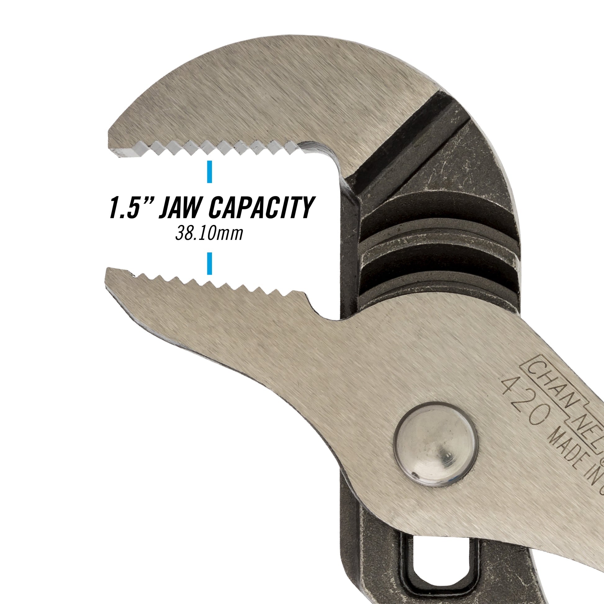CHANNELLOCK 420 9.5-inch Straight Jaw Tongue & Groove Pliers
