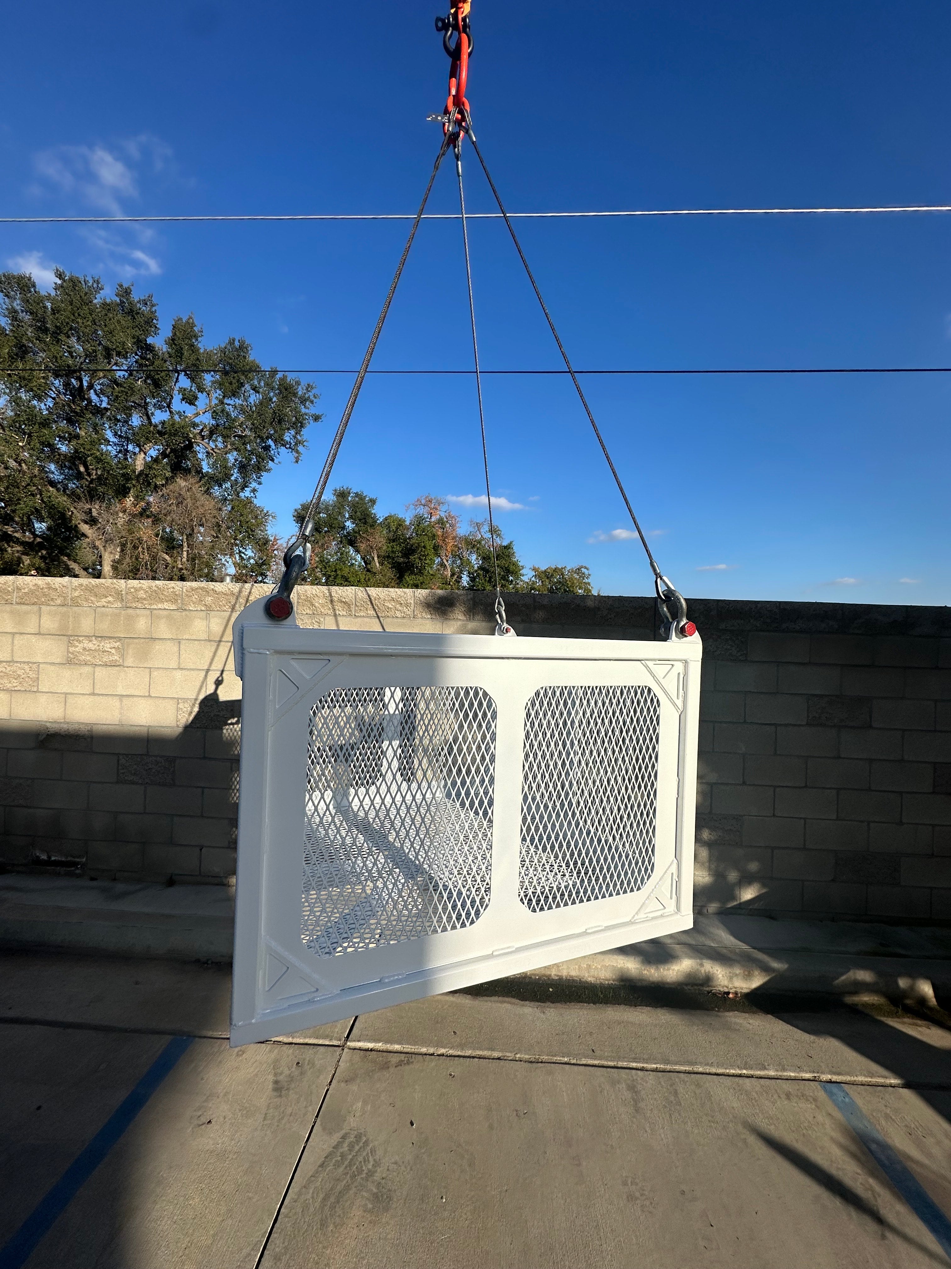 3/8 in Four 6 ft Leg Wire Rope Sling With 7/8 Bolt Anchor Shackle Ends