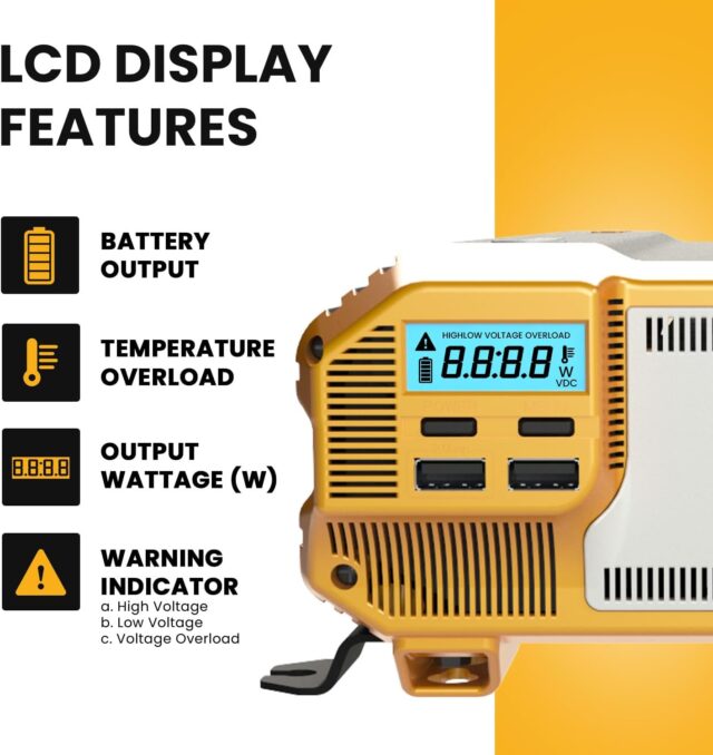 Krieger 1500 Watt Modified Sine Wave Inverter
