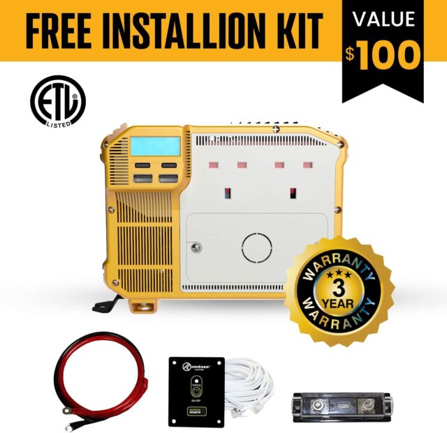 Krieger 3000 Watt Modified Sine Wave Inverter