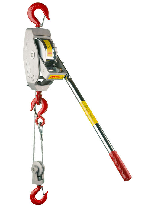 Lug-All 1 1/2 Ton Web Strap Hoist With 11' of strap