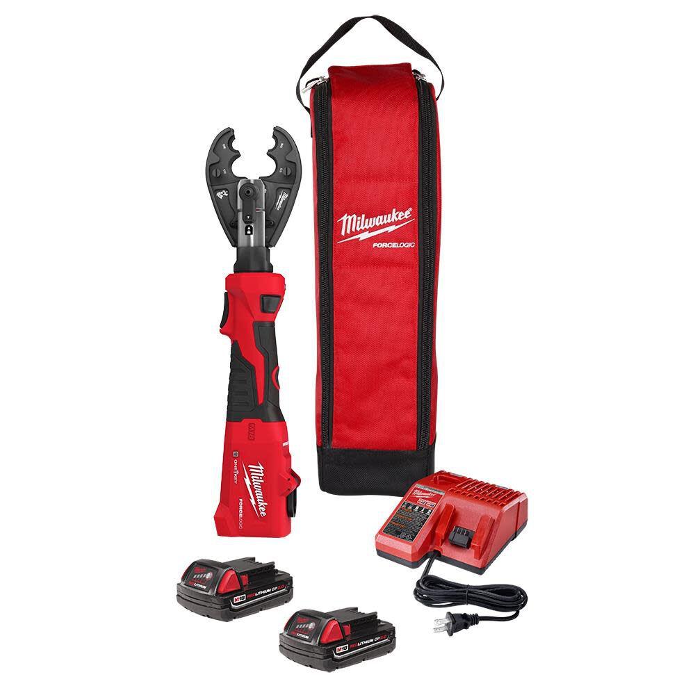 M18™ FORCE LOGIC™ 6T Linear Utility Crimper Kit w/ BG-D3 Jaw - T and A Tools