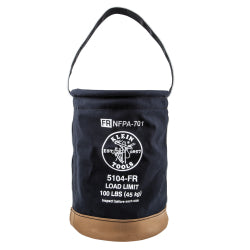 Klein Tools Flame-Resistant Canvas Bucket w/Top