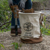 Klein Tools 100 lb Leather Bottom Canvas Bucket With Swivel Snap