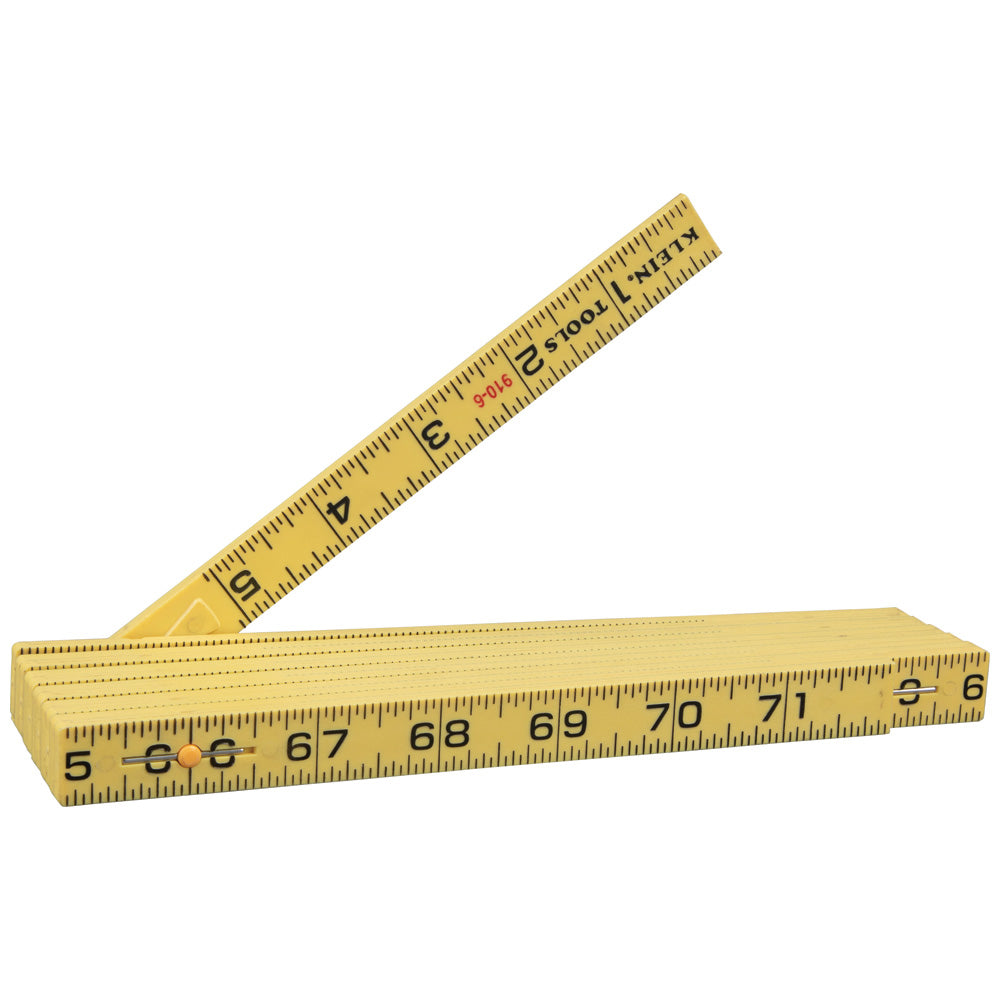 Klein Tools Fiberglass Ruler Inside Read