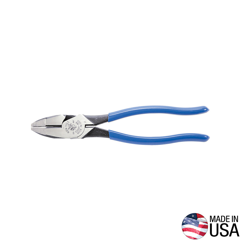 Klein Tools D2000-9NE 9" Lineman's Pliers With ACSR Side Cutters