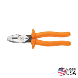 Klein Tools D2000-9NE 9" Lineman's Pliers With ACSR Side Cutters