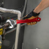 Klein 12 Inch Adjustable Extra Capacity Wrench with Dipped-Handle