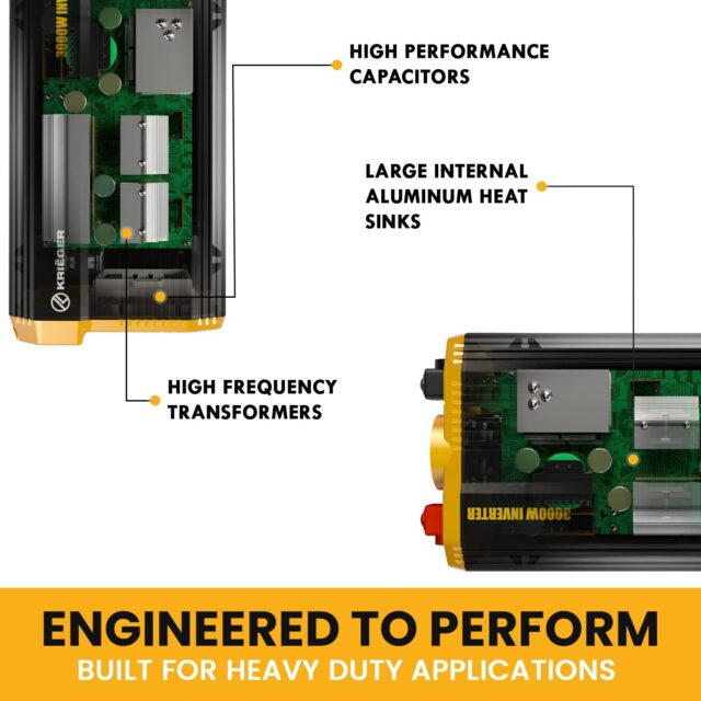 Krieger 3000 Watt Modified Sine Wave Inverter